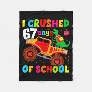 Ich zermalmte den 67. Tag des Schul-Dinosauriers 6 Fleecedecke