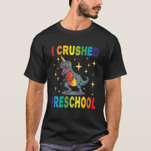 Ich zerschlagene Vorschule Dinosaur Unicorn Prek G T-Shirt