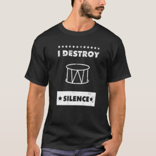Ich zerstöre die Stille Chor Marching Band und Sna T-Shirt
