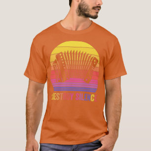 Ich zerstöre Schweigen Akkordeon Retro vintage T-Shirt