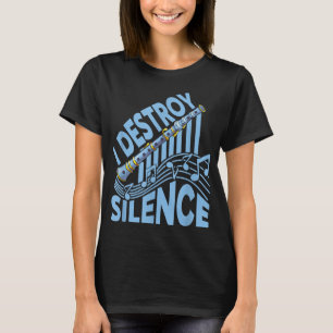 Ich zerstöre Stille - Chor, Marching Band und Clar T-Shirt