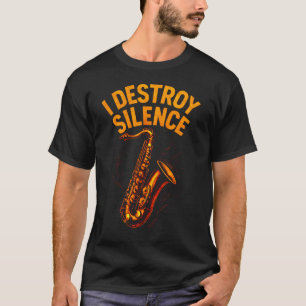 Ich zerstöre Stille - Lustige Trompete T-Shirt