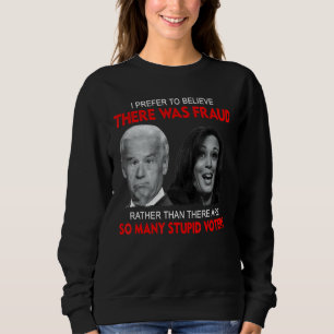 Ich ziehe es vor zu glauben, dass es Betrug statt Sweatshirt