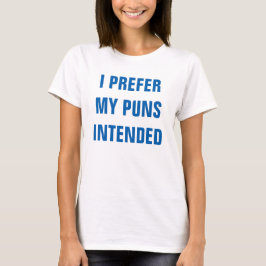Ich ziehe meine Bezeichnungen vor T-Shirt