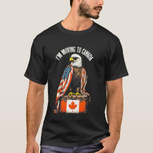 Ich ziehe nach Kanada Trauriger Weißkopfseeadler U T-Shirt