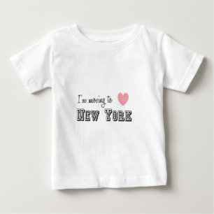 Ich ziehe nach New York Baby T-shirt