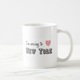 Ich ziehe nach New York Tasse