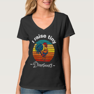 Ich ziehe winzige Dinosaurier auf Vintage Retro 70 T-Shirt