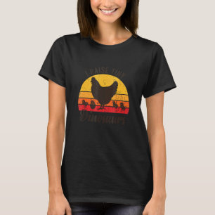 Ich ziehe winzige Dinosaurier Frauen Mädchen Huhn T-Shirt