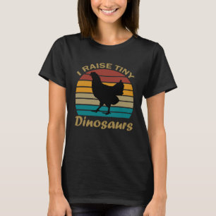 Ich ziehe winzige Dinosaurier groß Vintage Retro 7 T-Shirt