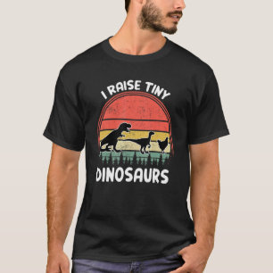 Ich ziehe winzige Dinosaurier Hühner Bäume Farm T-Shirt
