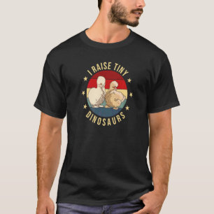 Ich ziehe winzige Dinosaurier Seidenhuhn auf T-Shirt