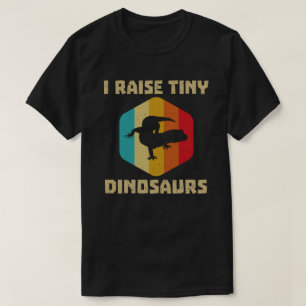 Ich ziehe winzige Dinosaurier-Vintage-Retro-Leopar T-Shirt