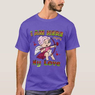 Ich ziele auf mein Liebespaar-Design Retro ab T-Shirt
