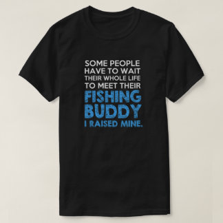 Ich zog meinen Angelkumpel auf Lustiger Angler-Vat T-Shirt
