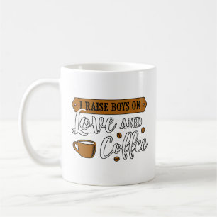 Ich züchte Jungs auf Liebe und Kaffee Kaffeetasse