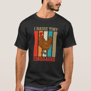 Ich züchte Tiny Dinosaurier Vintag Hühnerfleisch B T-Shirt