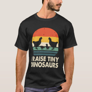 Ich züchte winzige Dinosaurier - Vintages Huhn und T-Shirt
