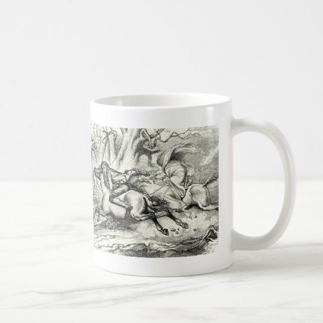Ichabod Kran, der weg läuft Kaffeetasse (Rechts)