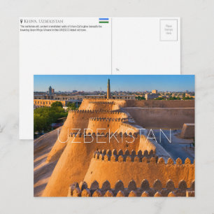 Ichan-Qаl'а, Chiwa, Usbekistan Reise-Postkarte Postkarte