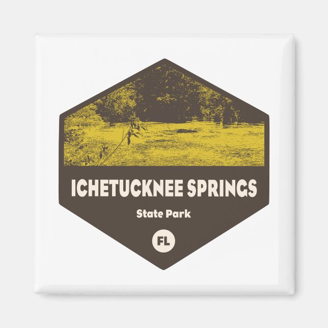 Ichetucknee Springs Staaten Park Florida Magnet (Vorne)