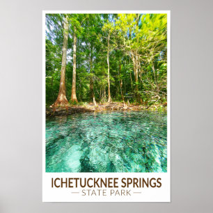 Ichetucknee Staat Park Florida Poster