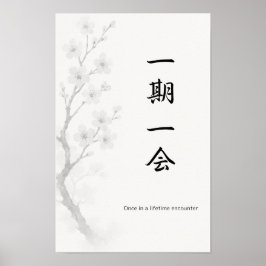 Ichigo Ichie | Japanese Zen Poster