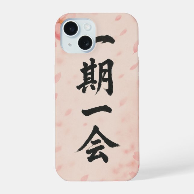 Ichigo Ichie Sakura Zen iPhone-Hülle  iPhone 15 Hülle (Rückseite)