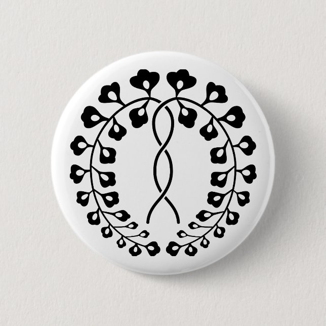 Ichijo Glyzinie Button (Vorderseite)