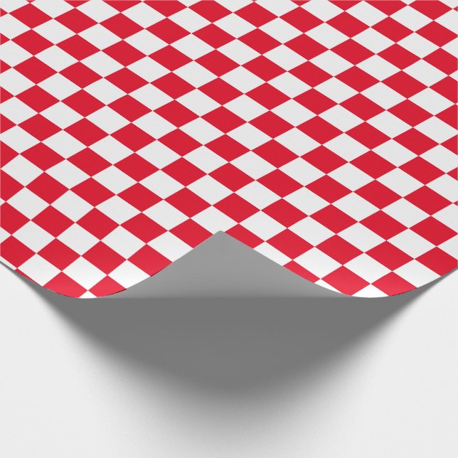 Ichimatsu japan traditionelles Muster weiß Geschenkpapier (Ecke)