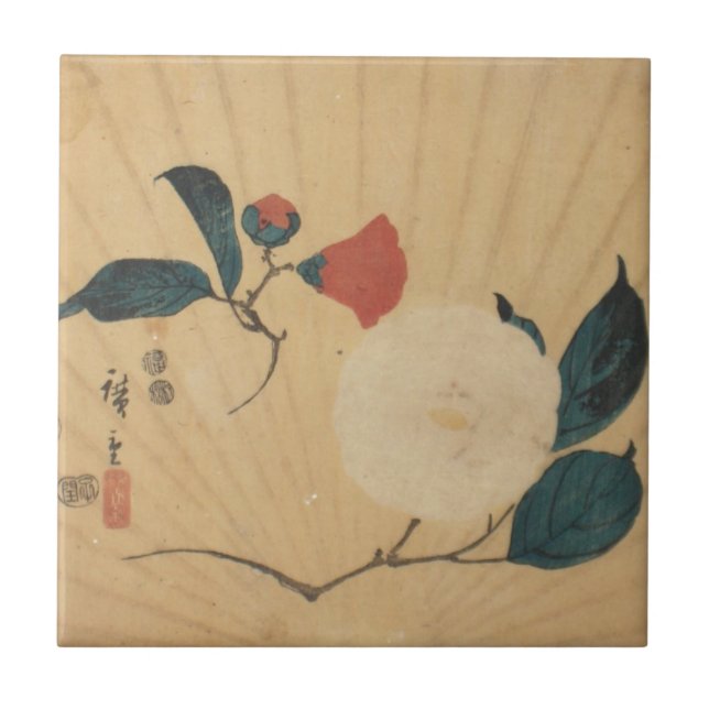 Ichiryusai Hiroshige Tile Fliese (Vorderseite)