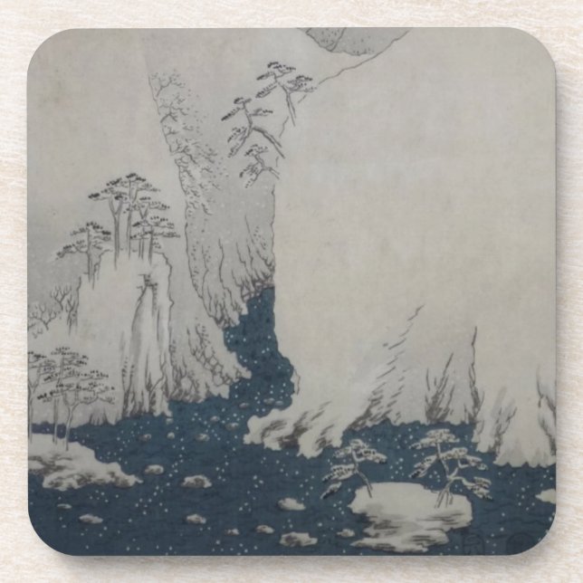 Ichiryusai Hiroshige Untersetzer (Vorderseite)