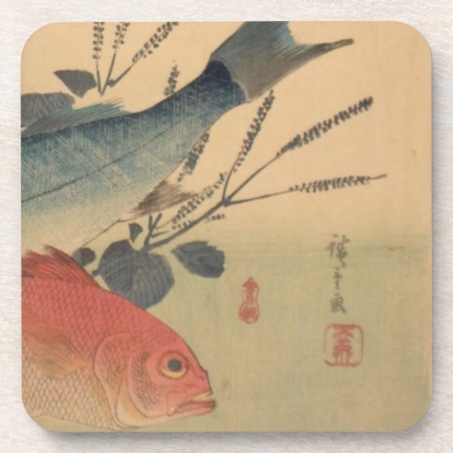 Ichiryusai Hiroshige Untersetzer (Vorderseite)