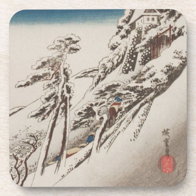Ichiryusai Hiroshige Untersetzer (Vorderseite)