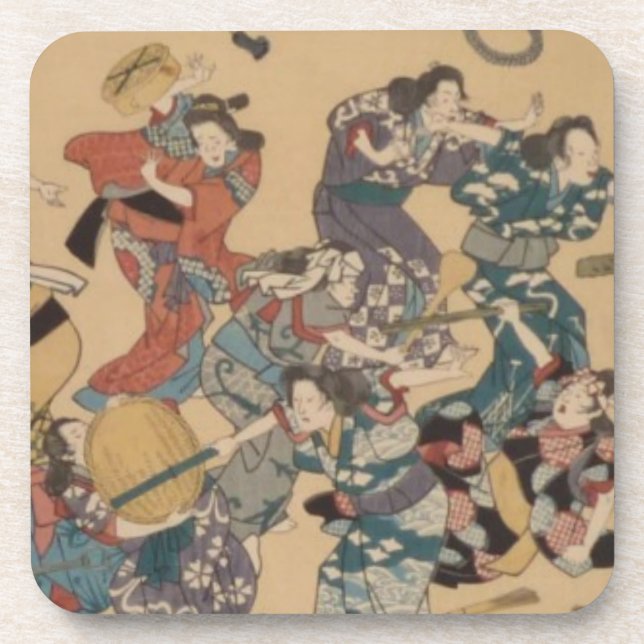 ichiryusai Hiroshige Untersetzer (Vorderseite)