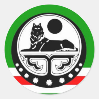 Ichkeria Runder Aufkleber