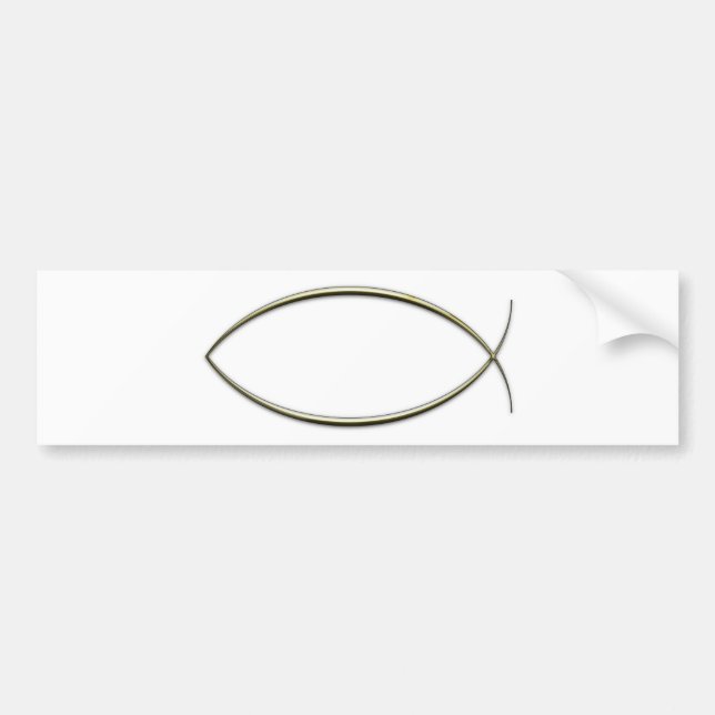 Ichthus Autoaufkleber (Vorne)