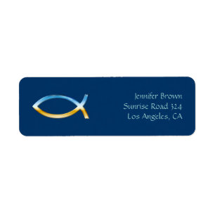 Ichthus - christliches Fisch-Symbol -