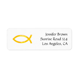 Ichthus - christliches Fisch-Symbol