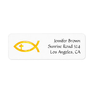 Ichthus   christliches Fisch-Symbol