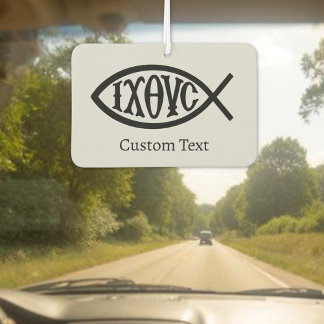 Ichthys Christian Symbol Autolufterfrischer