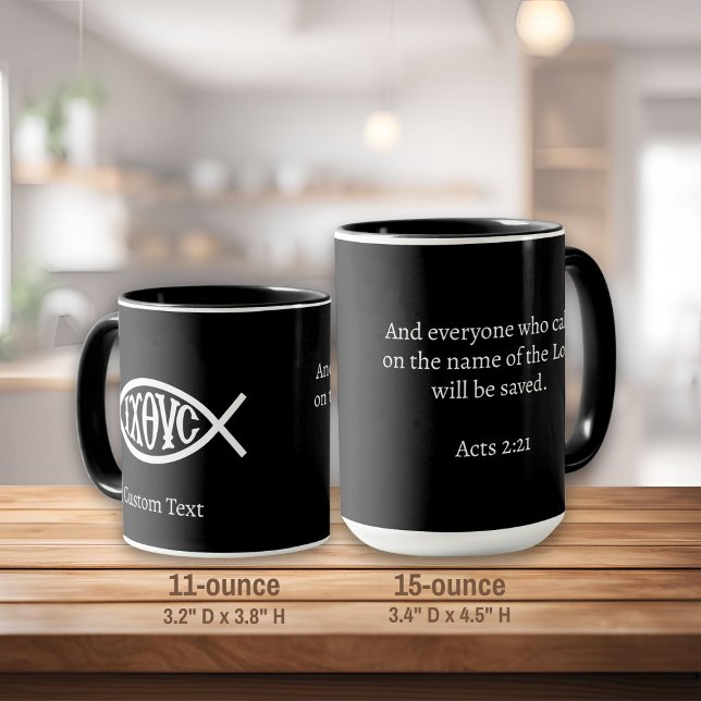 Ichthys Christian Symbol Tasse (Von Creator hochgeladen)