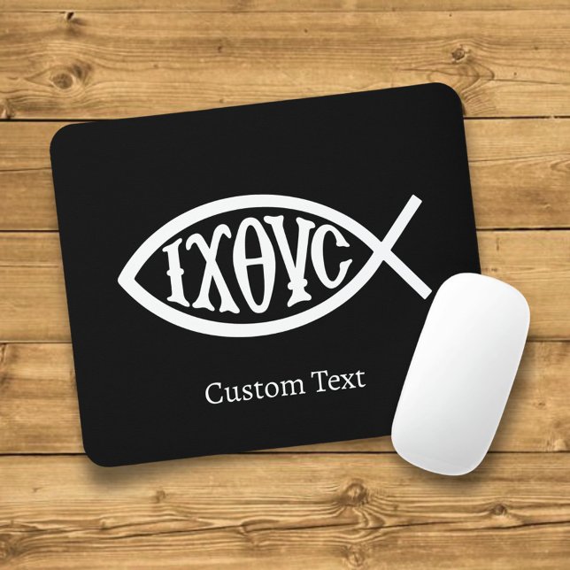 Ichthys Christliches Symbol Mousepad (Von Creator hochgeladen)
