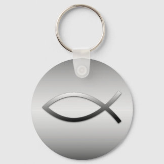 Ichthys Jesus Fish Christliches Symbol Schlüsselanhänger