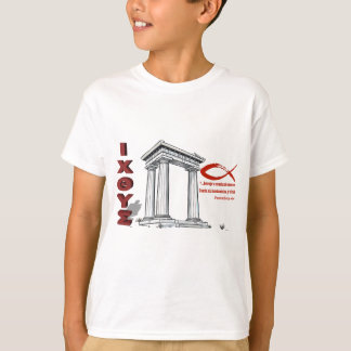 Ichthys mit Bibelzitat T-Shirt