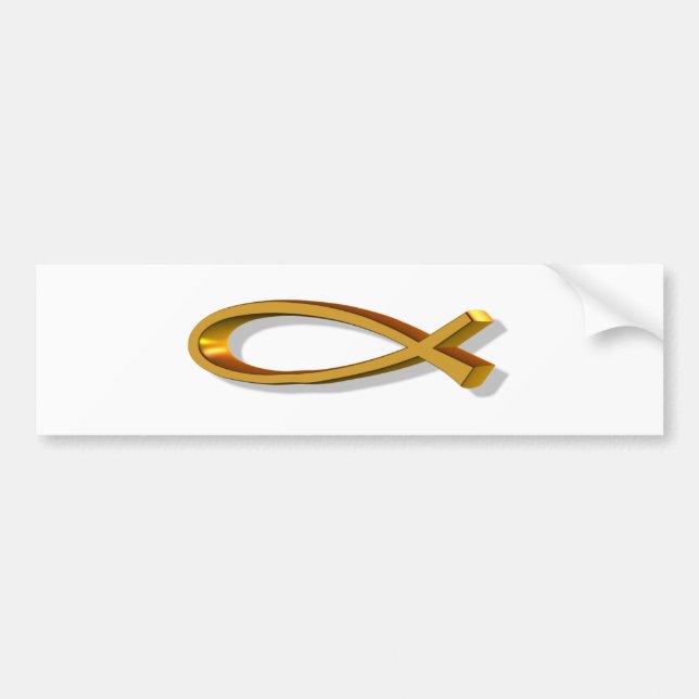 ICHTUS 3D AUTOAUFKLEBER (Vorne)