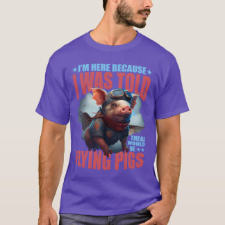 Ichwarhier Würden Fliegende Schweine Jungs sein T-Shirt