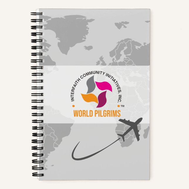 ICI World Pilgrims Spiral Journal Notizbuch (Vorderseite)