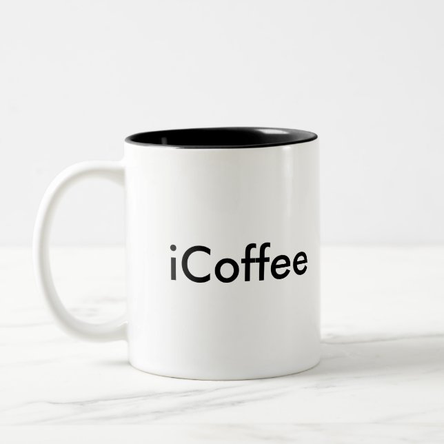 iCoffee Zweifarbige Tasse (Links)