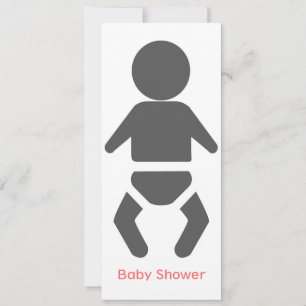 Icon Baby Showeinladung Einladung
